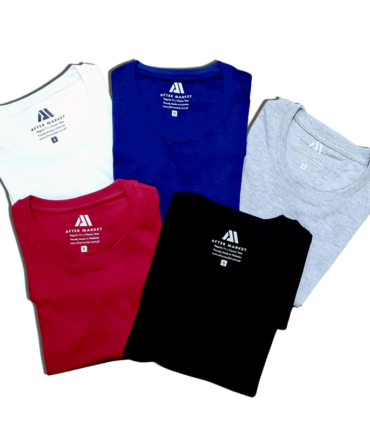 Pack of 5 Plain T Shirts