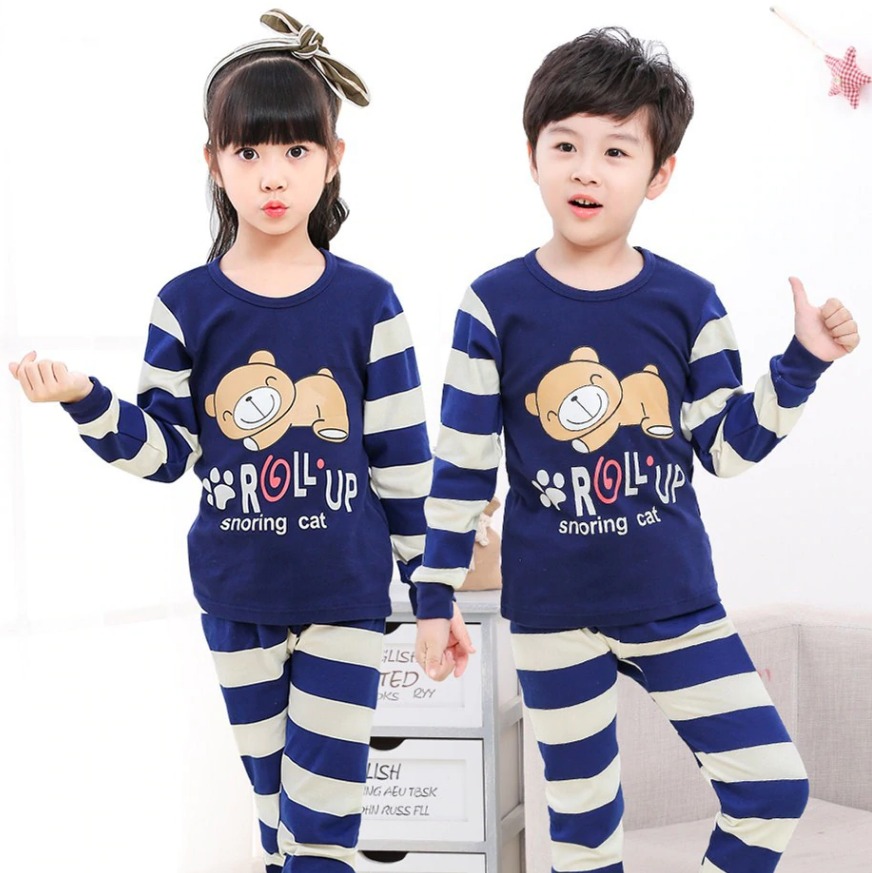 Kids' Premium Cotton Jersey Pajama Set – 30+ Playful Prints